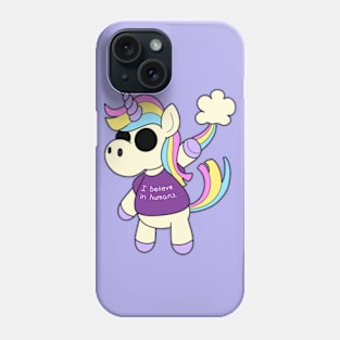 I Believe In Humans Phone Case