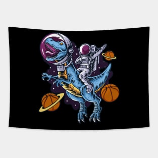 Basketball t-rex Tapestry