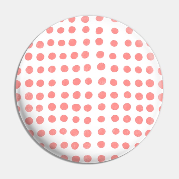 Pink dots Pin by dariko art