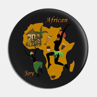 African Joy Pin