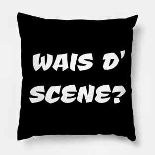 WAIS D SCENE - IN WHITE - CARNIVAL CARIBANA TRINI PARTY DJ Pillow