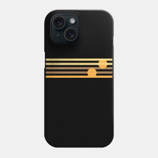 Retro 70s Sunset Lines Phone Case