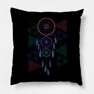 Psychedelic Dreamcatcher Ambiance Pillow