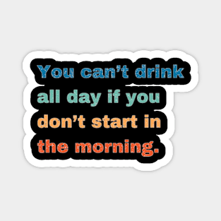 Funny Drinking Magnet