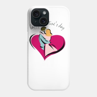 valentine's day t-shit Phone Case