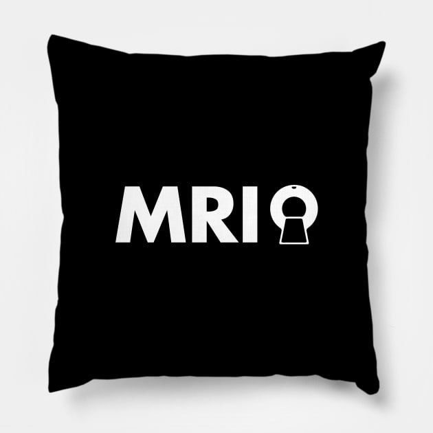 Mri Technologist Radiology Medical Pillow by tanambos