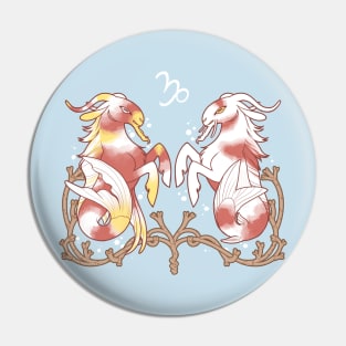 Dual Capricorns Pin