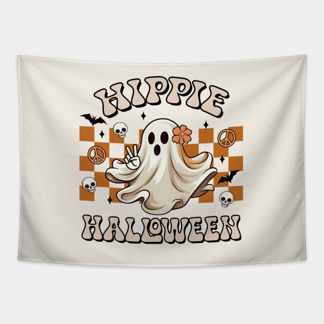 Hippie Halloween Tapestry by Nessanya