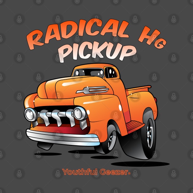 Radical Hg Pickup Cartoon Car Toon by YouthfulGeezer