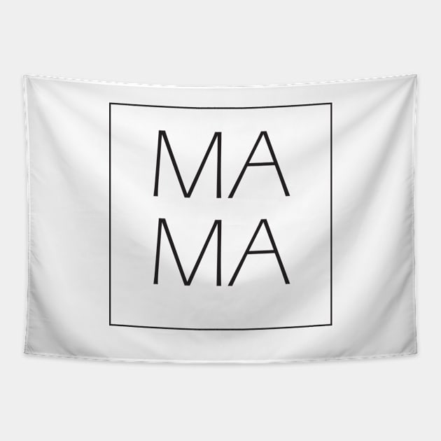 Mama Square Women :Funny Gift ,For Lady ,Yong Girl , Gift for Mom ,Gift for Dad,birthday Gift Tapestry by DonVector