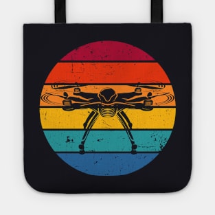 Retro Drone Pilot Gift Idea Tote