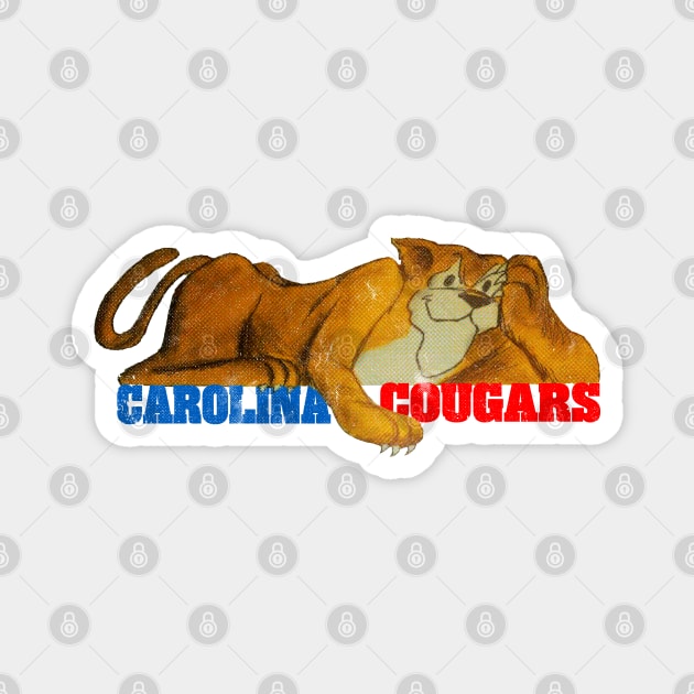 Defunct Carolina Cougars Magnet by LocalZonly