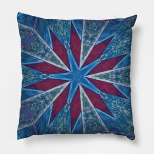 Glass Shards Art Pillow