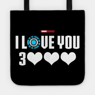 I Love You 3000 v6 (white) Tote