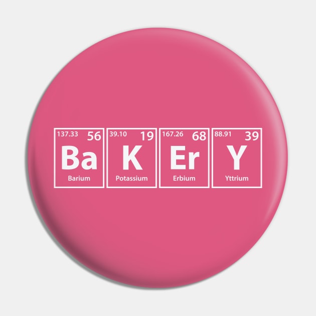 Bakery (Ba-K-Er-Y) Periodic Elements Spelling Pin by cerebrands