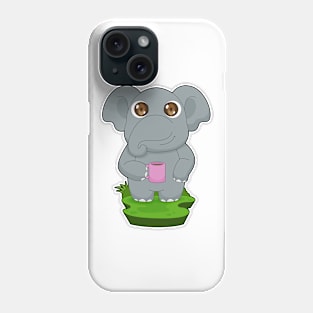 Elephant Coffee Mug Phone Case