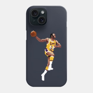 Elgin Baylor Pixel Layup Phone Case