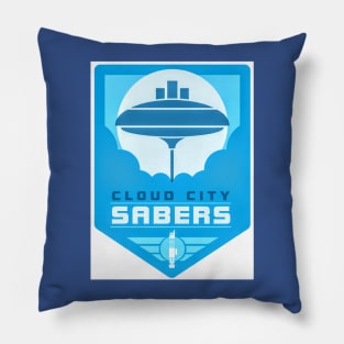 Cloud City Sabers Logo Pillow