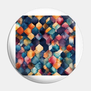 Watercolor Geometric Pin