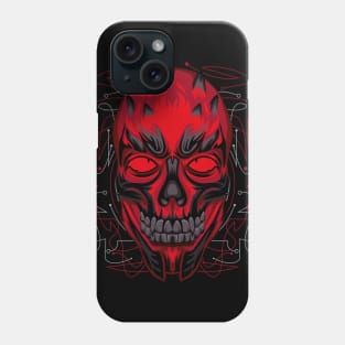 skull head arts Phone Case