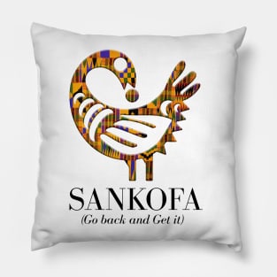 Sankofa (Go back and get it) Pillow