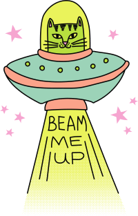 Beam Me Up! Magnet