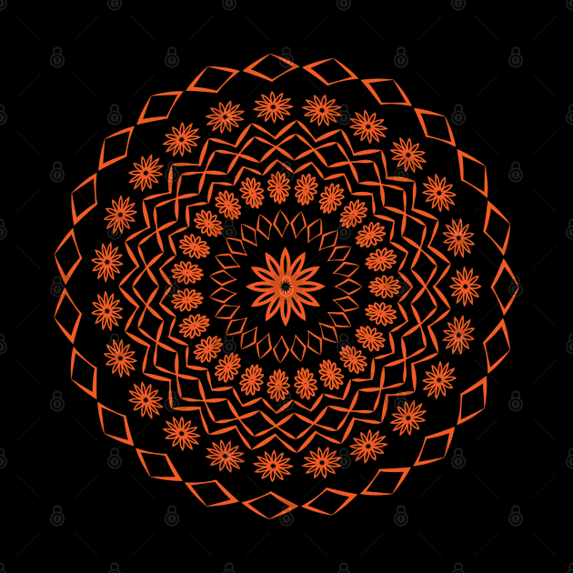 Floral mandala by Eskimos