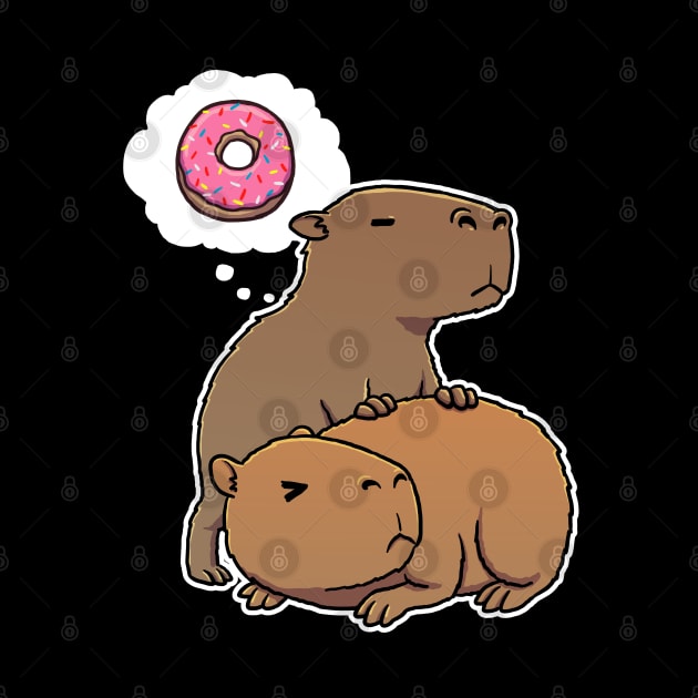 Capybara smell donut by capydays