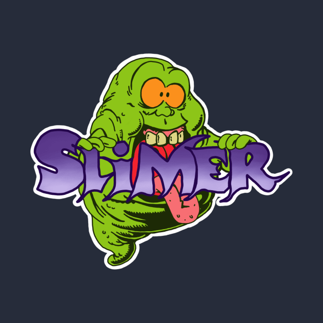 Slimer the Friendly Ghost by Owllee Designs