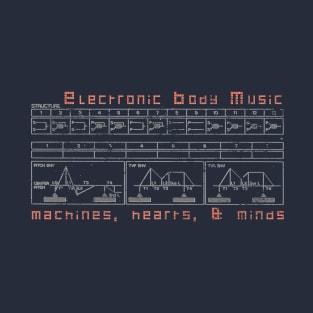 Electronic Body Music machines [weathered version] T-Shirt