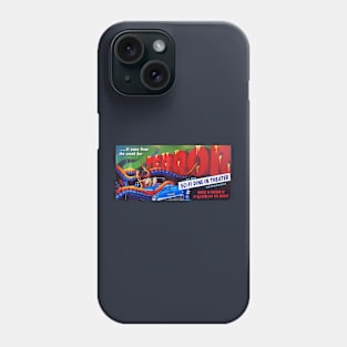 Sci-Fi Dine In Theater Poster Phone Case