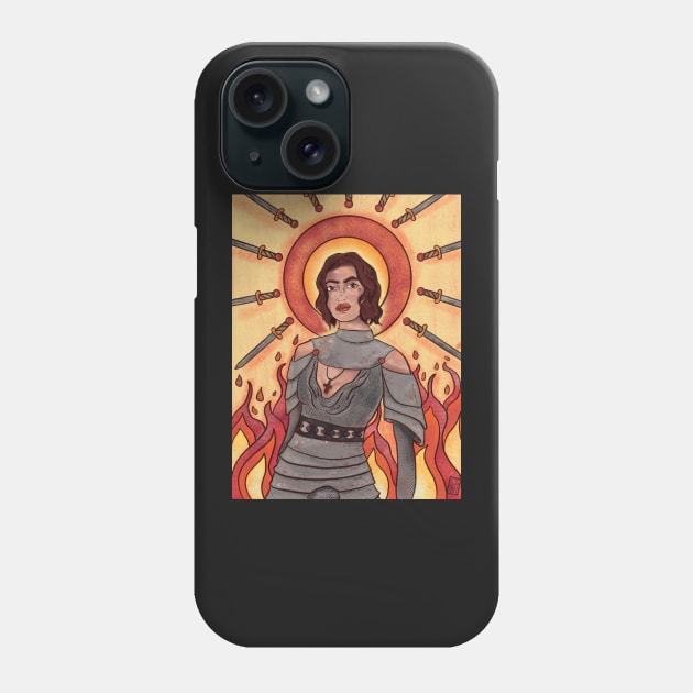 Joan of Arc Phone Case by Carpesidera