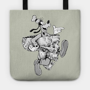 Goofy Skull Tote