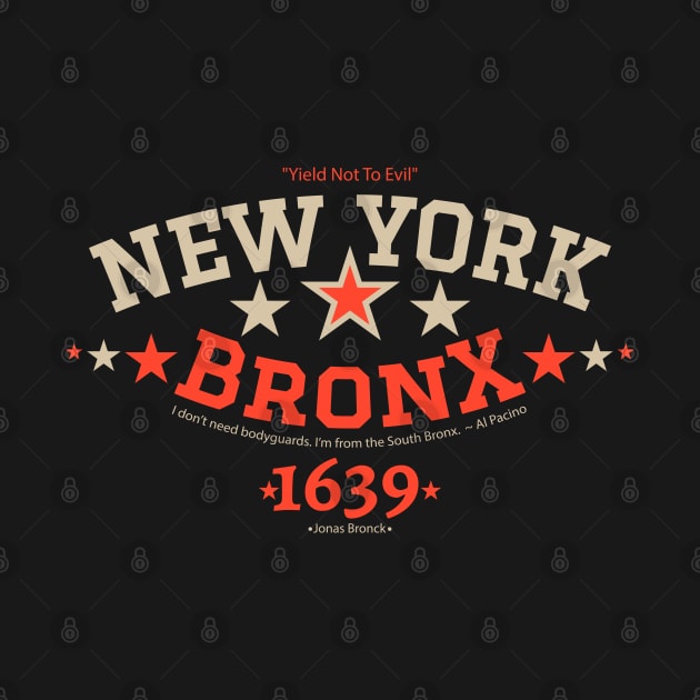 New York Bronx - New York Bronx Schriftzug - Bronx Logo by Boogosh