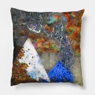 Blue And White Arrows Pillow