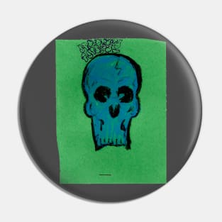 Blue Skull, hh5art Pin