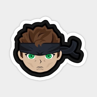 Metal Gear Solid - Solid Snake Chibi Sticker Magnet