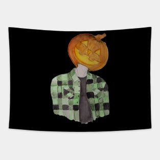 The Pumpkin Man Tapestry