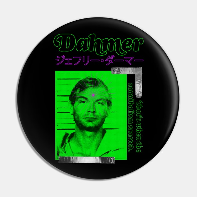 Jeffrey Dahmer ˚_˚ Acid Graphics Original Design #2 Pin by unknown_pleasures