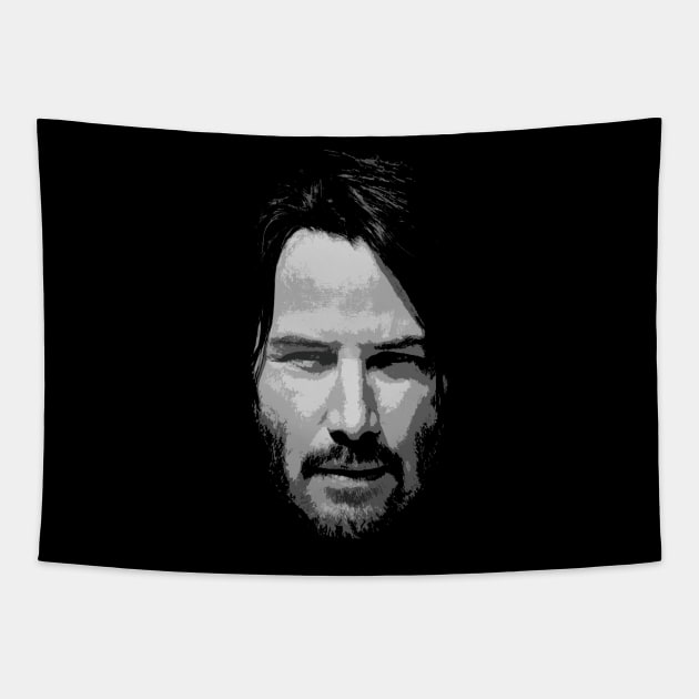 Keanu Reeves Tapestry by raidrival