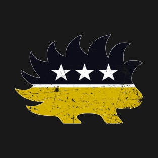 Ancap Libertarian Porcupine - Vintage T-Shirt