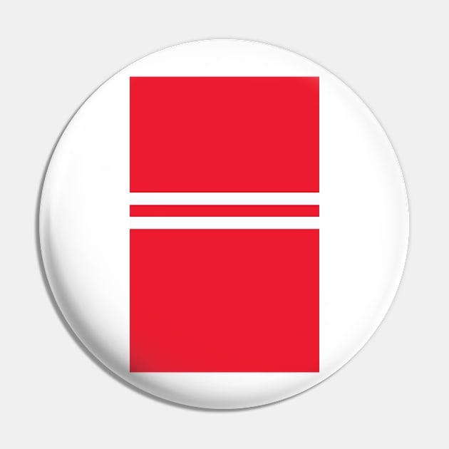 Sunderland AFC Red & White Colours Bar Design Pin by Culture-Factory