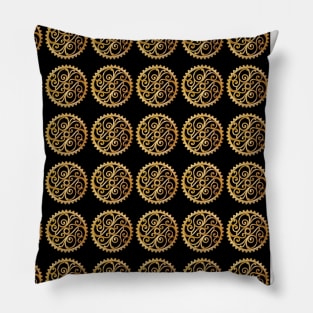 Mechnical Engineer Grears Seamless Pattern Design for engineering students Pillow