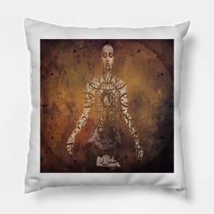 Yoga pose-Art work Pillow