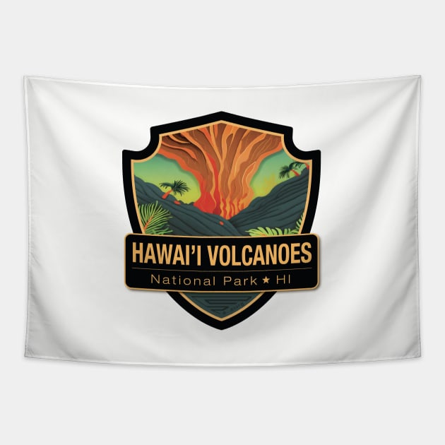 Hawai'i Volcanoes National Park Tapestry by Curious World