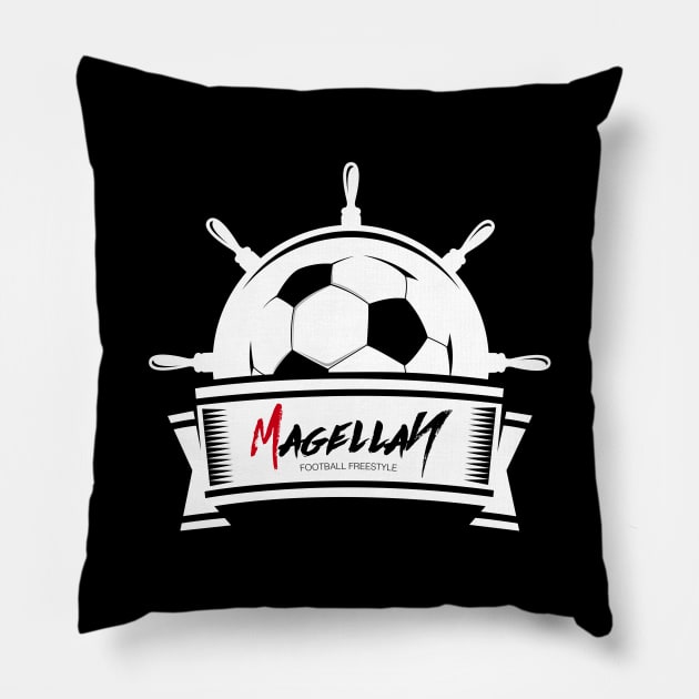 Wheel Black Pillow by mgstuff