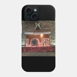 LOVE is in the Air Phone Case