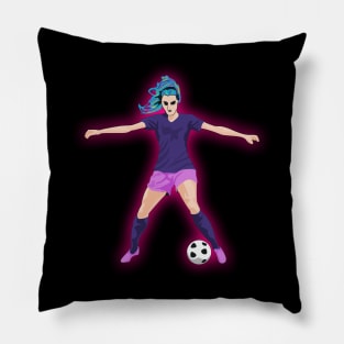 Women Football Pillow