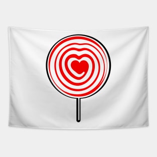 Lolly-pop heart Tapestry