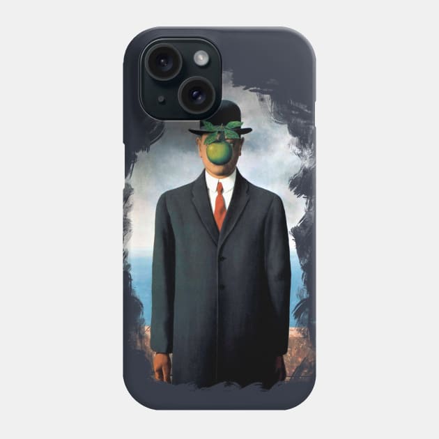 Le fils de l'homme Phone Case by mmari_arty